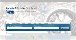 Desktop Screenshot of canadaautomotivedirectory.com